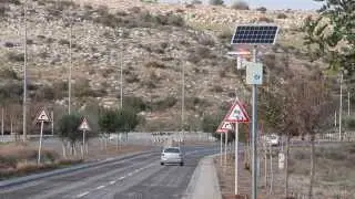 מגדלור משטרתי מהבהב כחול אדום