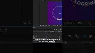 Create Any text loop in after effect tutorial #logoanimation #afftereffects