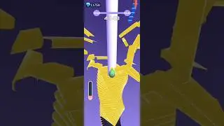 Super Smooth Graphics In Stackball 3D #shorts #gaming #trending #stackball #smooth