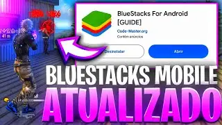 Atualizou✅ BLUESTACKS MOBILE! melhor aplicativo de sensibilidade para subir capa no free fire