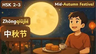 Mid Autumn Festival | 中秋节 - Zhōngqiūjié | Easy Chinese Podcast | HSK 2 - 3
