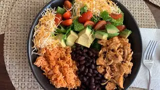 Dinner Bowl.Healthy food 