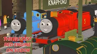 The Fastest Red Engine On Sodor! (Opening Scene) // Blue Train With Friends Remake