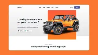 Build A Responsive Car Rental Website Using HTML CSS & JavaScript
