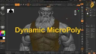 Tự Học 3D Online - Cách sử dụng Dynamic MicroPoly - Hướng dẫn Zbrush cơ bản 