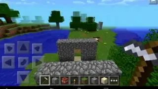 Маленький механизм в Minecraft PE.