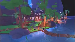 Farmhouse Speedbuild Adopt Me - Interior + Outside Areas (Part 2) $40,000