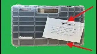 Stalwart portable storage case 55 compartments plastic organizer Unboxing and testing/ ASMR
