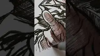 Turning My Gojo Sketch Into Coloring Artwork #gojosatoru #animeartist #gojo