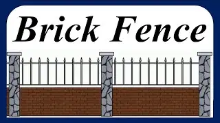 Brick Fence as Railing in Revit 2021