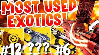 Top 13 MOST POPULAR Exotic Weapons! (NEW META?) - Destiny 2 Season of the Plunder
