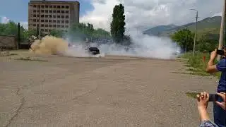 Дрифт BMW E36 - Burnout