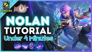 4-Minute Nolan Tutorial in the Jungle || (MLBB S37) 2025