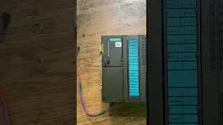 Siemens s7 300 PLC #electricalengineering #plc #scada #scadaprogramming