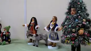 Выставка кукол «Фантазии полёт и рук творение»в школе Радуга