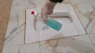 tuvaletteki KİREÇ ve SARI lekeleri çıkarmanın EN ETKİLİ yöntemi🔥fayans, derz,klozet, duşakabin,banyo