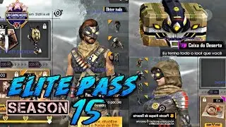 Free Fire || Elite Pass 15 || All New item Details || August Elite Pass 2019