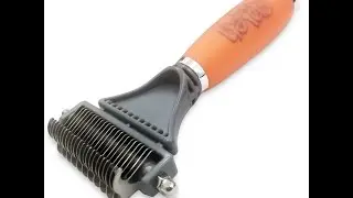 Review:  GoPets Dematting Comb with 2 Sided Professional Grooming Rake for Cats & Dogs