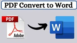 How to Convert PDF to Word || 100 % Free Trick PDF to Word file 🔥
