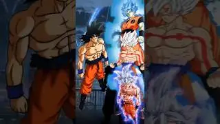 Epic Battle  [ #goku vs #goku's] #whoisstrongest #shorts #anime