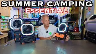 MUST have camping gear for summer!  Battery powered fans w/ remote