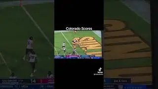 Colorado scores Against ASU #asu #colorado #ncaaf #nfl #deionsanders