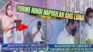 YORME HINDI NAPIGILAN ANG PAG IYAK SA STORYA NG BABAE NA NGAYON AY TITIRA NA SA BAGONG TONDOMINIUM