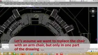 Replace objects/patterns in area of dwg using dwgExplore in AutoCAD