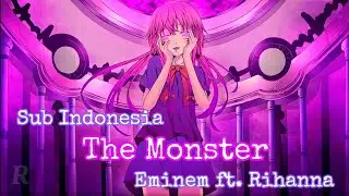 The Monster - Eminem ft. Rihanna ll Terjemahan Indonesia 😈💜