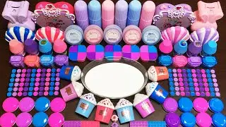 GALAXY slime !!! Mixing random Things into Glossy slime !!! Satisfying Videos 