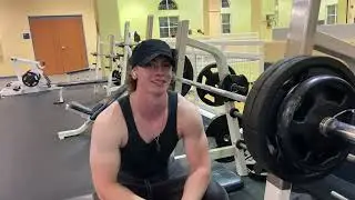 Valentine goes to a real gym