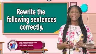 English Language - Grade 5: Negative Sentences