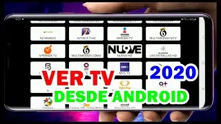 VER TELEVISIÓN DESDE ANDROID-SEPTIEMBRE 2020 (CANAL APRENDE EN CASA)