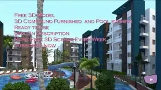 Download New Free 2016 3D Scenes Compound Furnished and ready to use 3ds Max , Vray