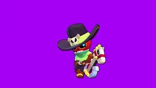 DESPERADO POCO WINNING ANIMATION GREEN SCREEN BRAWL STARS