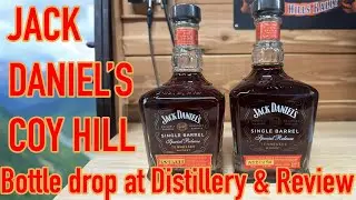 Jack Daniels Coy Hill 2024 Bottle Drop at the distillery and review of 24 vs Hazmat vs Heros #jds