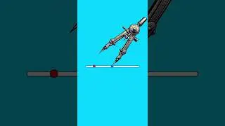How to create a perpendicular line #shorts