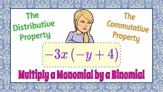 How to Multiply a Monomial by a Binomial | Algebra 1 | HS.A-APR.A.1 🖤💙