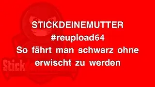 So FÄHRST du immer SCHWARZ ohne erwischt zu werden!! #reupload64 #stickdeinemutter
