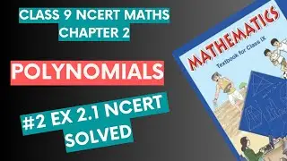 #2 Ex 2.1 Polynomials Class 9 NCERT Maths | CBSE