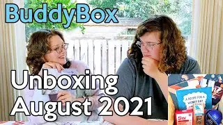 BuddyBox by Blurt August 2021 Unboxing and Review Self-Care Subscription Box