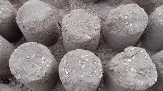 ASMR: New|| Big Stones Texture Floor Clay pot Crumbling #asmr #clay #asmrsounds