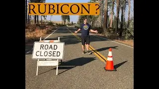 CLOSED ROADS AND A MOTORCYCLE OVER THE CLIFF!