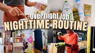 My NIGHTTIME ROUTINE to SMELL FRESH for my active OVERNIGHT job | Self Care & Feminine Hygiene