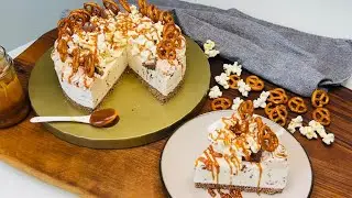 Opet se zabavljam Pinterest receptima 😂- Baileys cheesecake - sa kokicama i karamelom💥