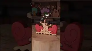 А вот без качалочки) Тоже красиво! #чтоподарить #подарок #handmade
