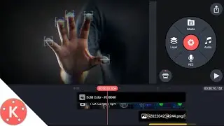 How to Make Fingerprints Technology Logo Reveal Animation intro in kinemaster
