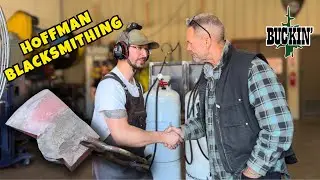 Shop Tour / Wood Bullet Forging at Hoffman Blacksmithing