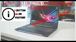 HOW TO BRING i ICON  TO OUR YOUTUBE VIDEO IN PC