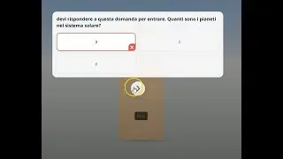 cospaces: porta che si apre con un quiz